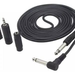 Cable Guitarra Electrica 3 Mts 1/4 A 1/4 Con Adaptadores - Audio y Video - Ecuador