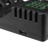 Cargador Usb 4 Pilas Recargable Aa Aaa Baterias funciona