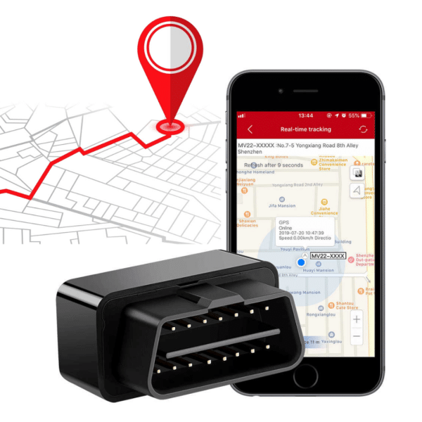 Rastreador Gps Microfono Activado Celular MV33 OBD2 alarma