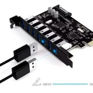 Tarjeta Pci-e Express A 7 Puertos Usb 3.0 Alta Velocidad 15p - Sin categorizar - Ecuador