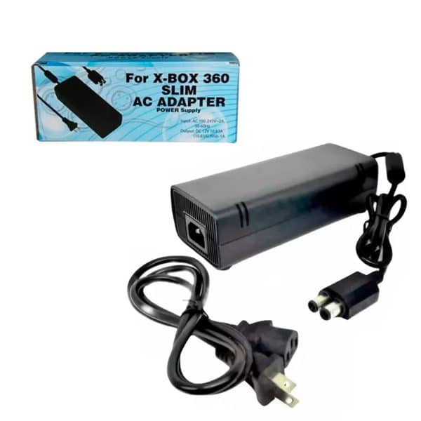 Fuente De Poder Xbox 360 Slim Adaptador Pared Alta Calidad