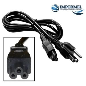 Cable De Poder Para Cargador De Laptop Tipo Trebol 1.8 m - Cargadores de Laptop - Ecuador