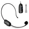 Microfono Inalambrico Diadema Uhf Amplica Voz Sonido Audio