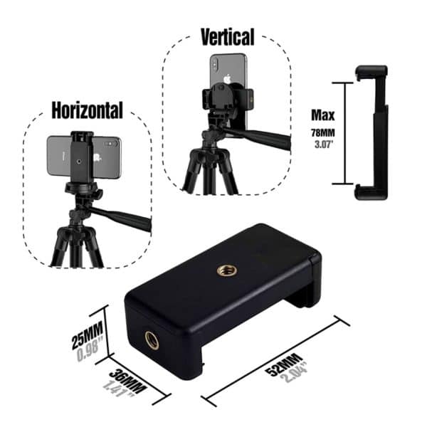 Trípode 40 Viaje Portátil Ligero Soporte Celular Bluetooth