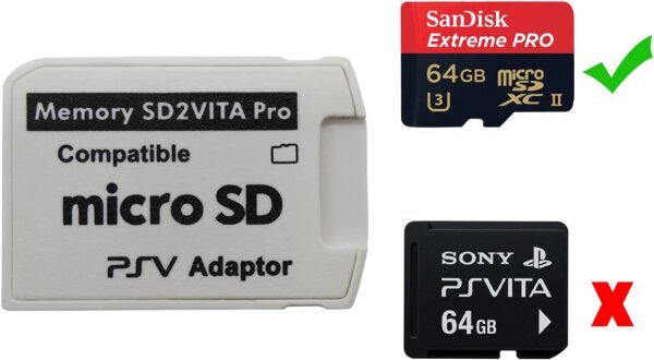 Adaptador Memoria Micro Sd A Memory Stick Ps Vita