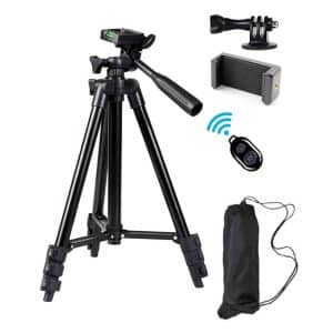 Trípode 40 Viaje Portátil Ligero Soporte Celular Bluetooth - Trípodes - Ecuador
