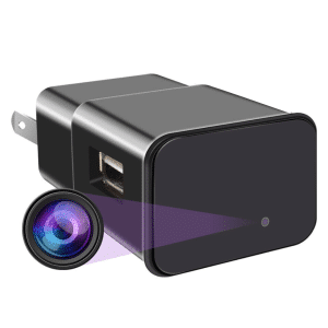 Cargador De Pared Usb 1080p Cámara Espía Oculta Wifi Enchufe