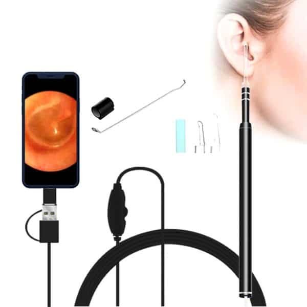 Camara Endoscopica Oido Nariz Dental Odontologico Led Usb C