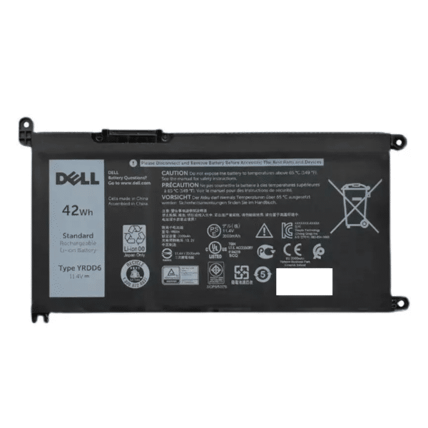 Bateria Dell Inspiron YRDD6 5480 5488 5594 5598 7586 3493 3582 3583 3593 3793 VM732