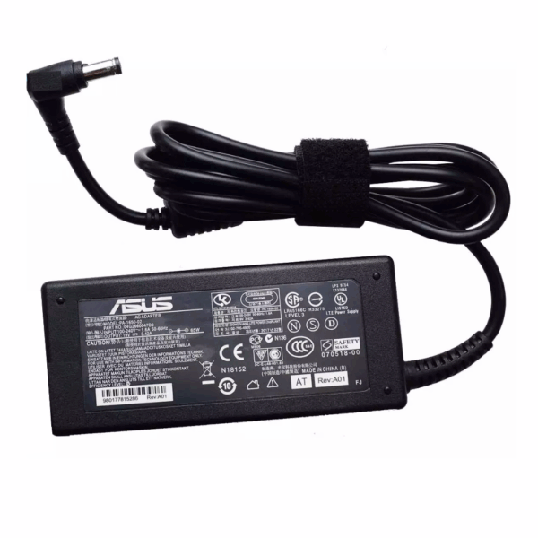Cargador Asus 19V 3.42A 65w 5.5 x 2.5 mm Plug Negro Tipo Pared