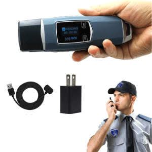 Kit Baston De Rondas Seguridad Resistente Agua Linterna Brujula Jwm V8