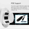 Camara Espia Red Tipo Sensor Humo H.265 Onvif P2p 3mp Poe Ip
