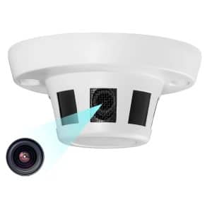 Camara Espia Red Tipo Sensor Humo H.265 Onvif P2p 3mp Poe Ip - Cámara IP - Ecuador