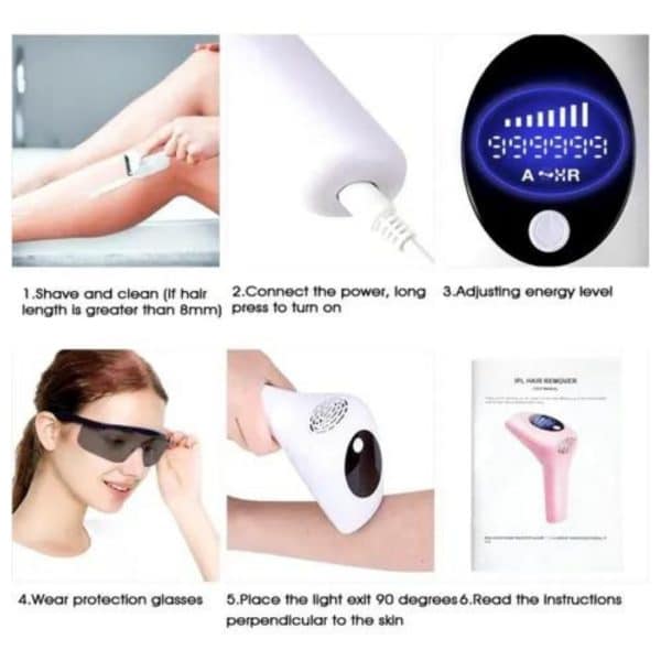 Depiladora Ipl Laser 2 En 1 Permanente Cortador De Vello