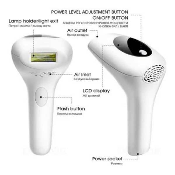Depiladora Ipl Laser 2 En 1 Permanente Cortador De Vello