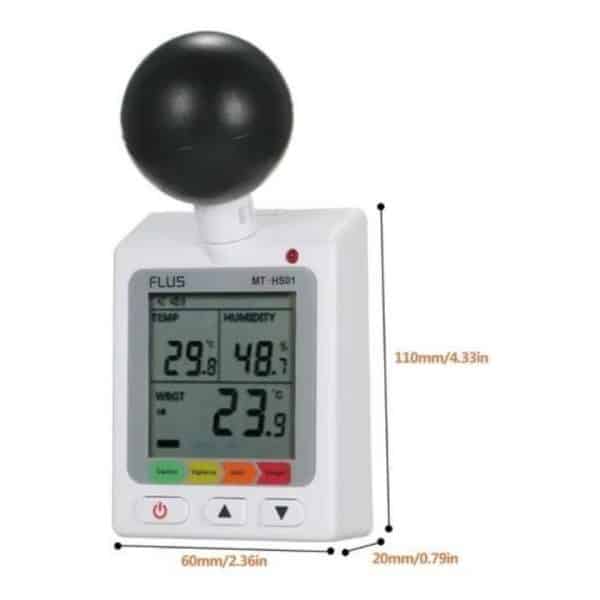 Medidor Estres Termico Wbgt Comprobador Indice De Calor