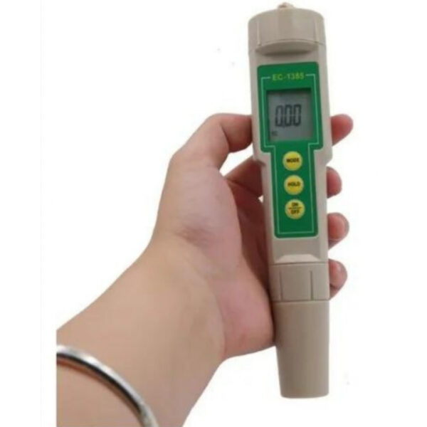 Medidor conductividad impermeable Digital 3 en 1 EC CF TDS calidad agua
