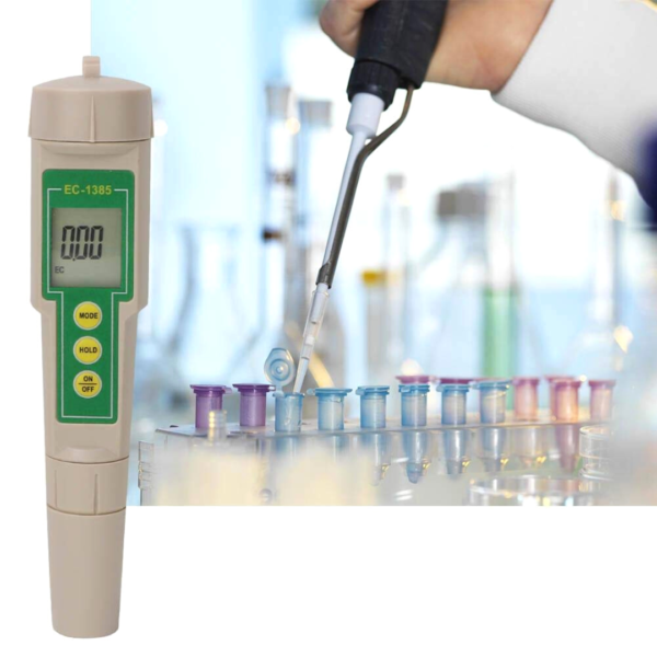 Medidor conductividad impermeable Digital 3 en 1 EC CF TDS calidad agua