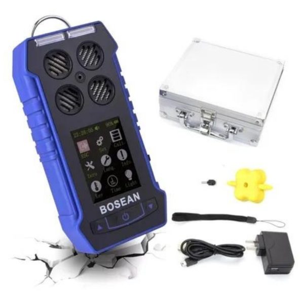 Medidor Detector Portatil De Gases O2 Ex H2s Co Mineria