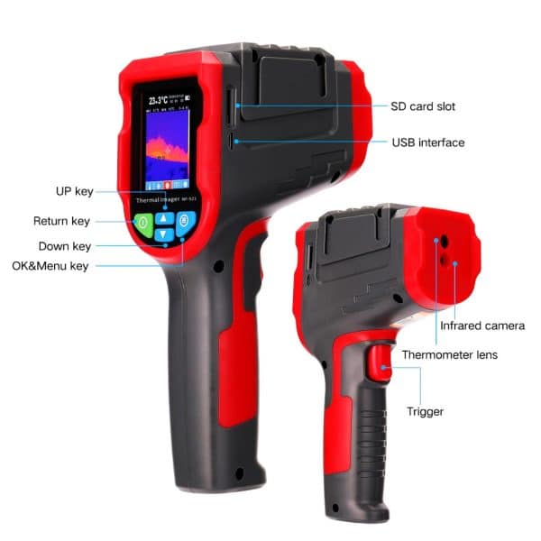 Camara Termografica Termica Infrarroja NF-521 Display Detector Calor