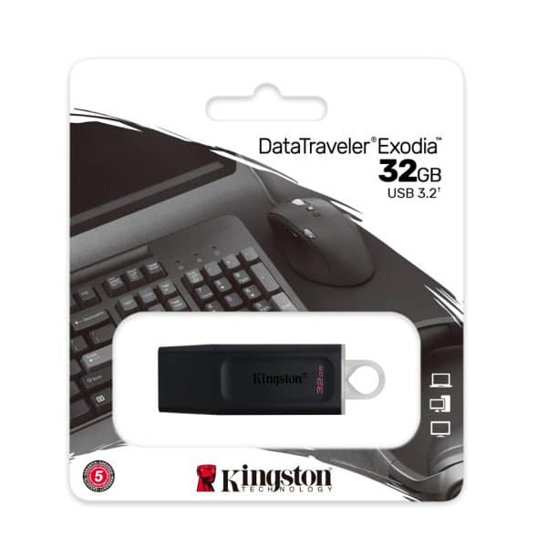 Flash Memory Usb 3.2 De 32gb Kingston Pen Drive