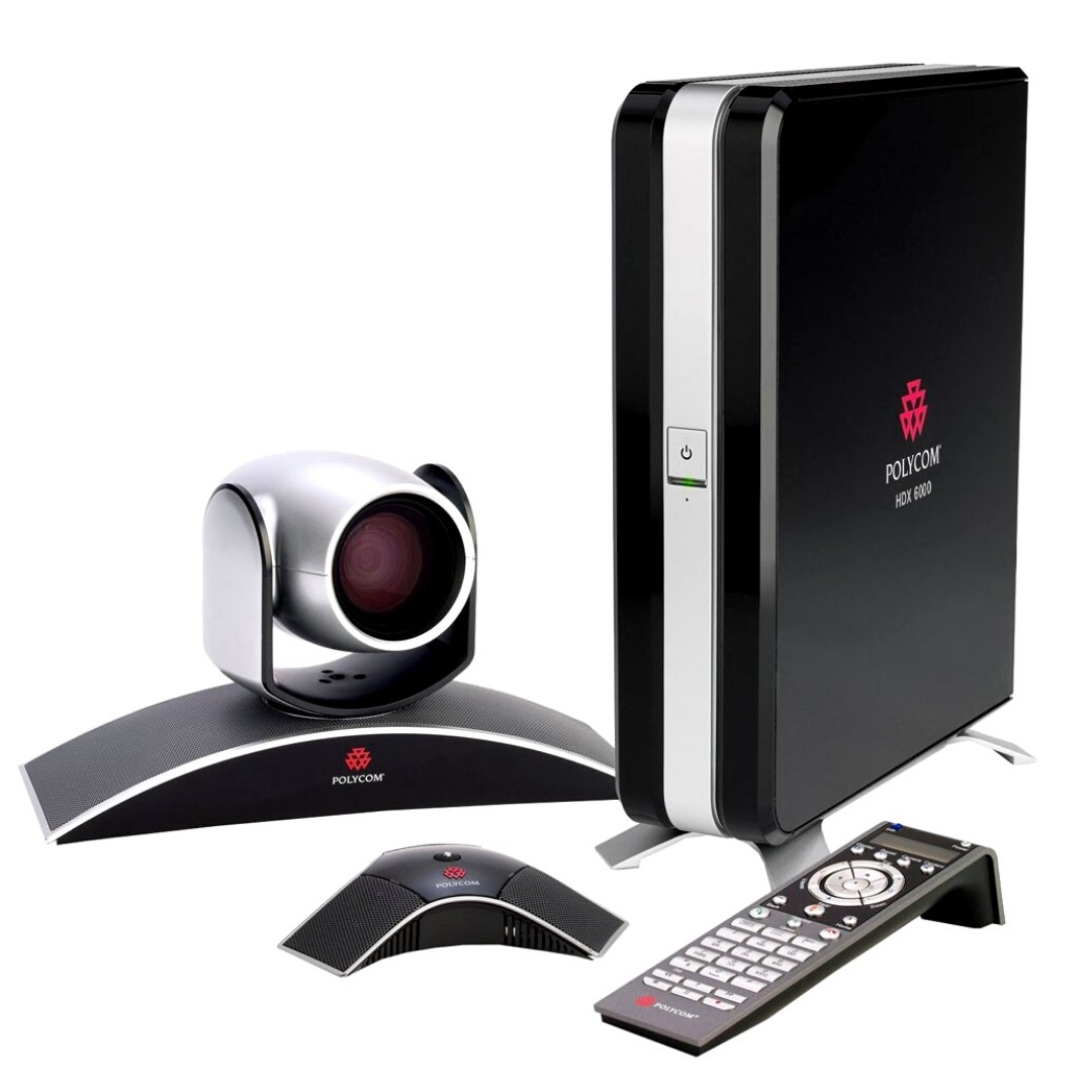 Camara polycom para online videoconferencia