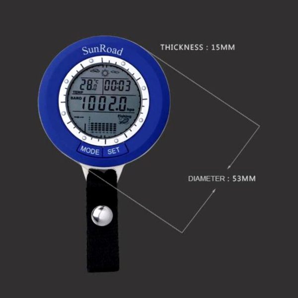 Altimetro de Mano Pesca Presion Temperatura Barometro Portatil