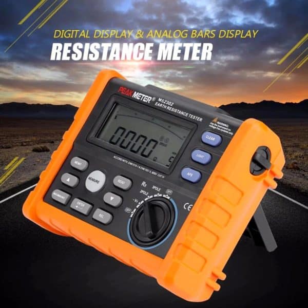 Medidor Resistencia Megger Puesta A Tierra Peakmeter Ms2302