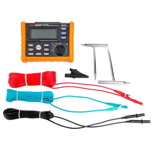 Medidor Resistencia Megger Puesta A Tierra Peakmeter Ms2302
