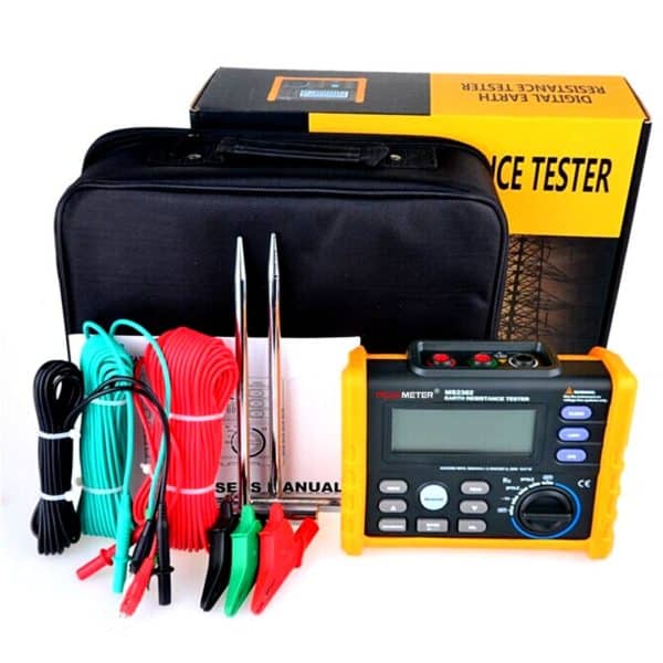 Medidor Resistencia Megger Puesta A Tierra Peakmeter Ms2302