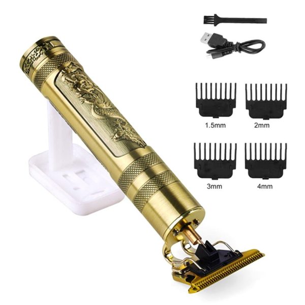 Máquina Cortar Cabello Eléctrica T9 USB Recargable Afeitadora Profesional