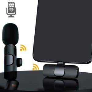 Microfono Corbatero Inalambrico USB C Condensador Fidelidad - Audio y Video - Ecuador