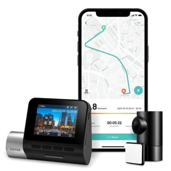 Xiaomi 70mai Dash Pro Plus Camara Inteligente Auto Reversa