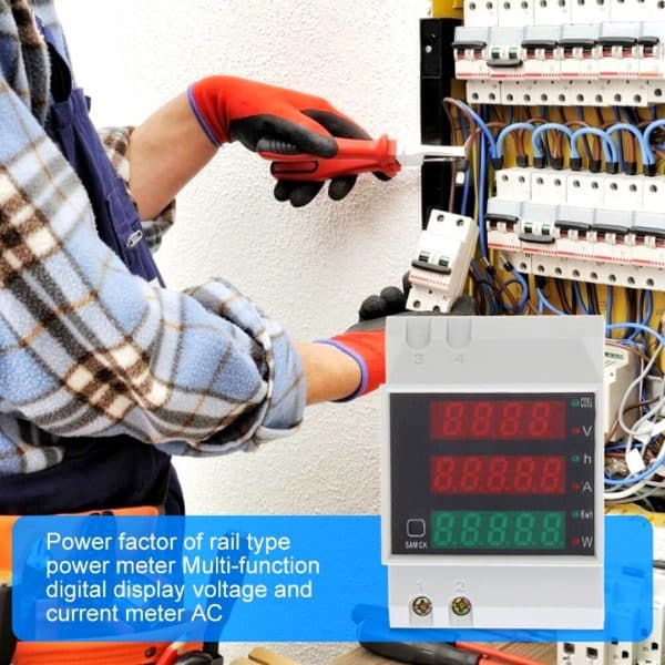 Medidor Consumo De Energía Vatimetro Lcd Ac 250 - 450 V