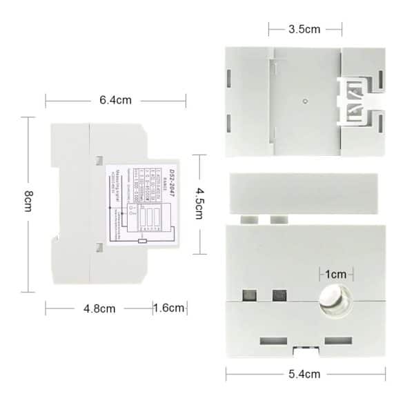 Medidor Consumo De Energía Vatimetro Lcd Ac 250 - 450 V