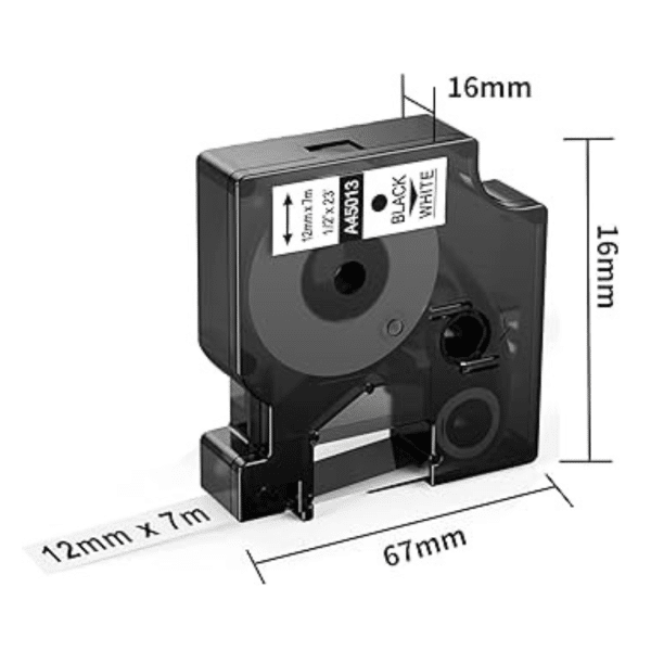 Etiqueta Etiquetadora Rotuladora Dymo Lm160 Lm280 D1 12MMX7M