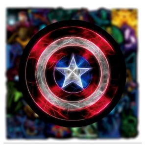 100 Stickers Super Heroe Avengers Marvel Laptop Carro Bicicleta - Juguetes - Ecuador