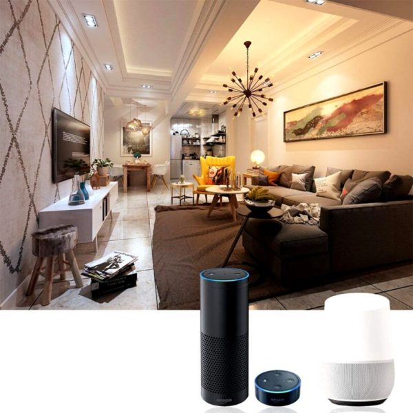 Foco Led Rgbcw Inteligente Empotrable Wifi Tuya Smart Gypsum