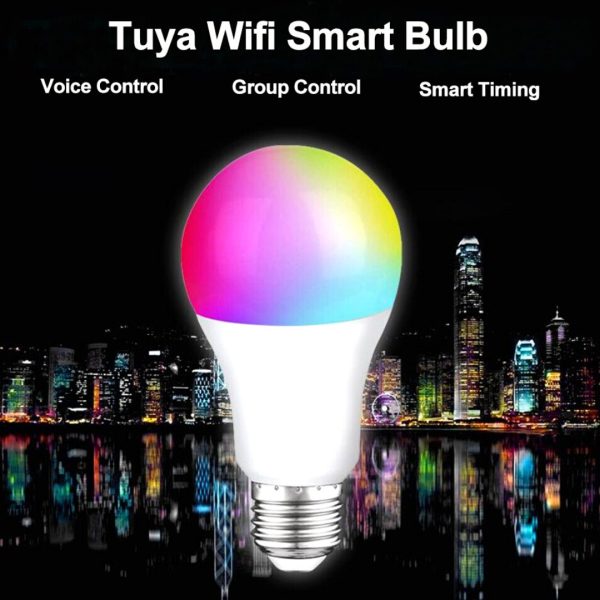 Foco Inteligente Led Rgb Smart Life Tuya Smart WIFI RGBCW