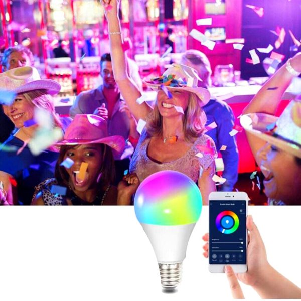 Foco Inteligente Led Rgb Smart Life Tuya Smart WIFI RGBCW