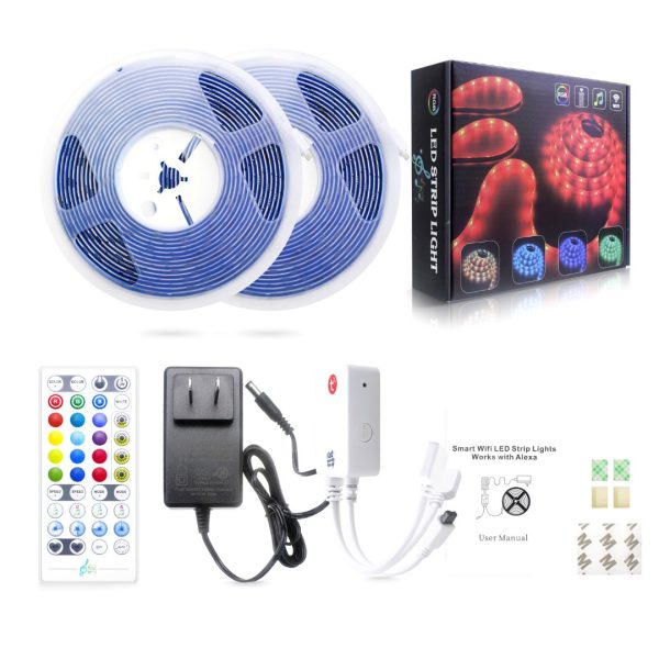 Tira Luz Led Inteligente Wifi Tuya Alexa 10M control musica RGB