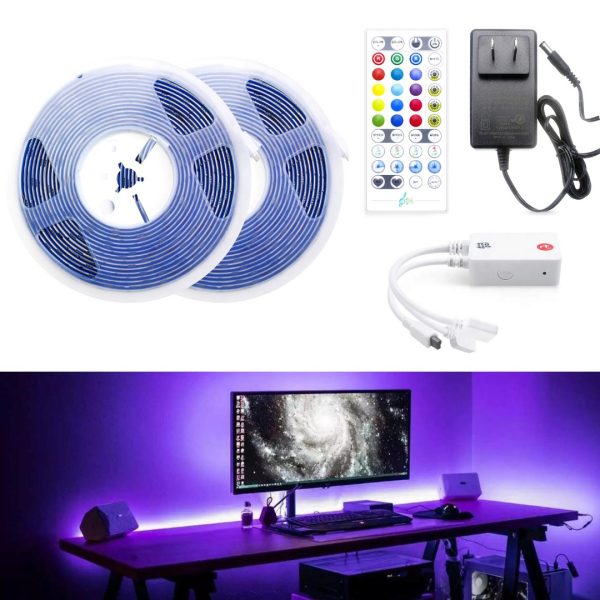 Tira Luz Led Inteligente Wifi Tuya Alexa 10M control musica RGB