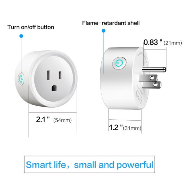 Socket Toma Corriente Inteligente Wifi Tuya Smart 16A