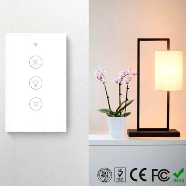 Interruptor Dimmer Inteligente Touch Wifi Alexa Google