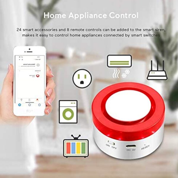 Sistema De Alarma Sirena Inteligente Wifi Tuya Smart