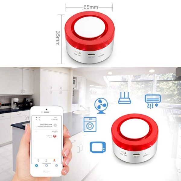 Sistema De Alarma Sirena Inteligente Wifi Tuya Smart