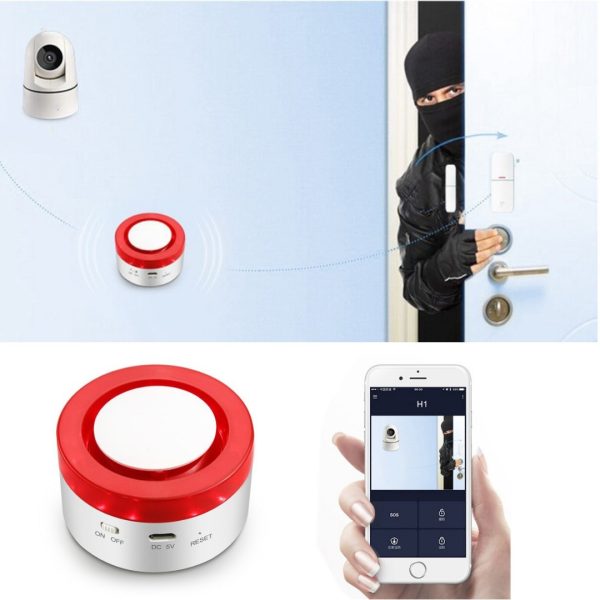 Sistema De Alarma Sirena Inteligente Wifi Tuya Smart