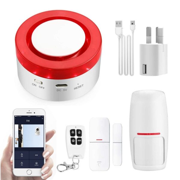 Sistema De Alarma Sirena Inteligente Wifi Tuya Smart