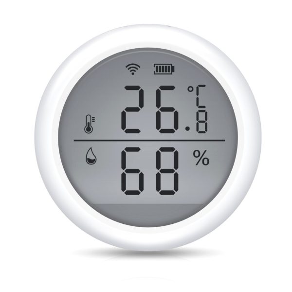 Sensor De Humedad Y Temperatura Wifi Tuya Smart