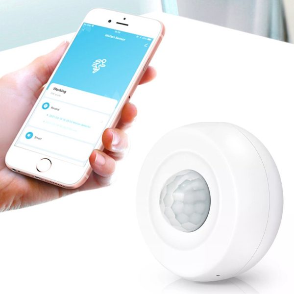 Sensor Movimiento Wifi Techo Alexa Tuya 360 grados